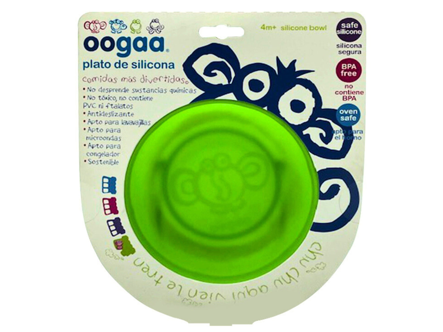 Plato de silicón individual